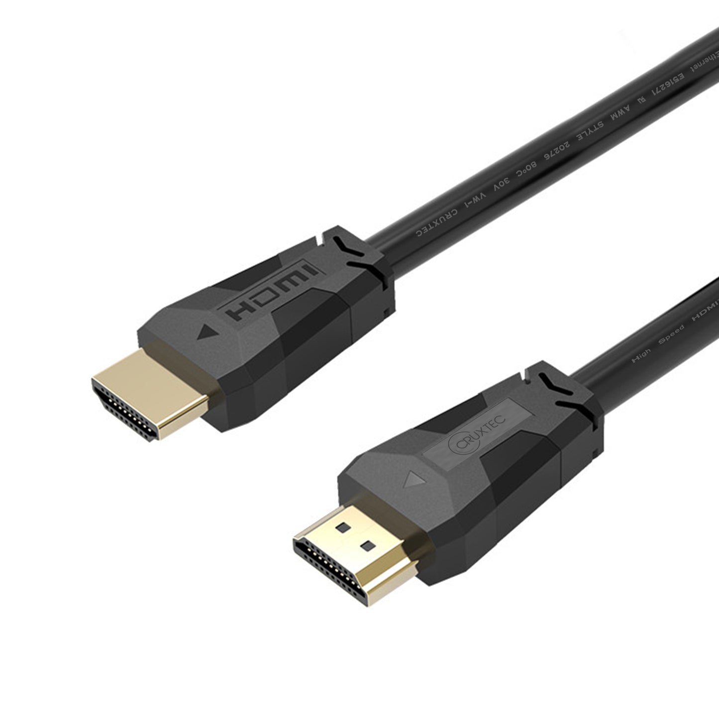 Cruxtec High Speed HDMI 4K Cable with Ethernet 15m ( 18Gbps, 4K@30Hz, HDCP, 4:4:4, HDR )