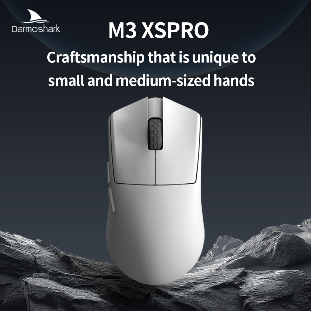 Darmoshark M3XS PRO ghostCat Trio-mode Light-weight 8K Polling rate Gaming Mouse Pink
