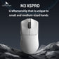 Darmoshark M3XS PRO ghostCat Trio-mode Light-weight 8K Polling rate Gaming Mouse Pink