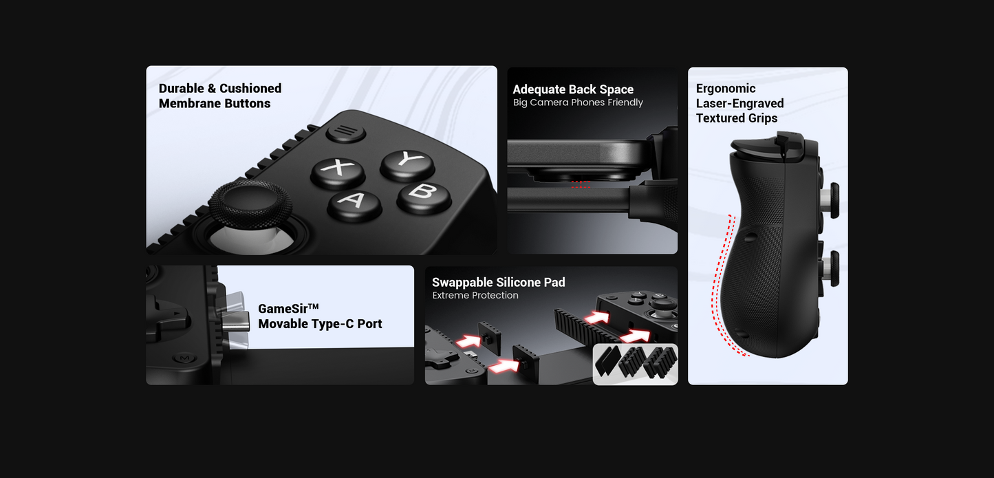 Gamesir X5 Lite Lightweight Wired Mobile Game Controller