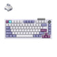 Darmoshark TOP75 Trio-mode Mechanical RGB gaming Keyboard With Top Mount structure & TFT display Black Silver Switch
