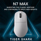 Darmoshark N7 MAX TIGER SHARK Trio-mode Light-weight 8K Polling rate Gaming Mouse Black