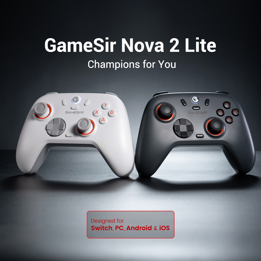 GameSir Nova 2 Lite Multiplatform Wireless Controller Midnight Gray