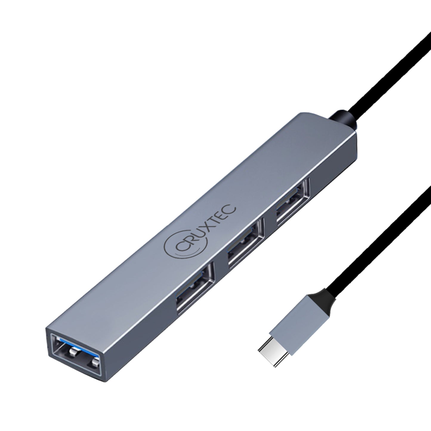 Cruxtec 4 Ports High Speed USB-C 3.0 Ultra-Slim HUB