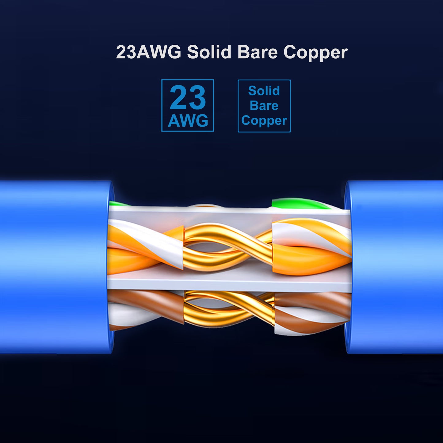 Cruxtec CAT6 UTP Ethernet Cable Reel Box with Solid Conductor 305m