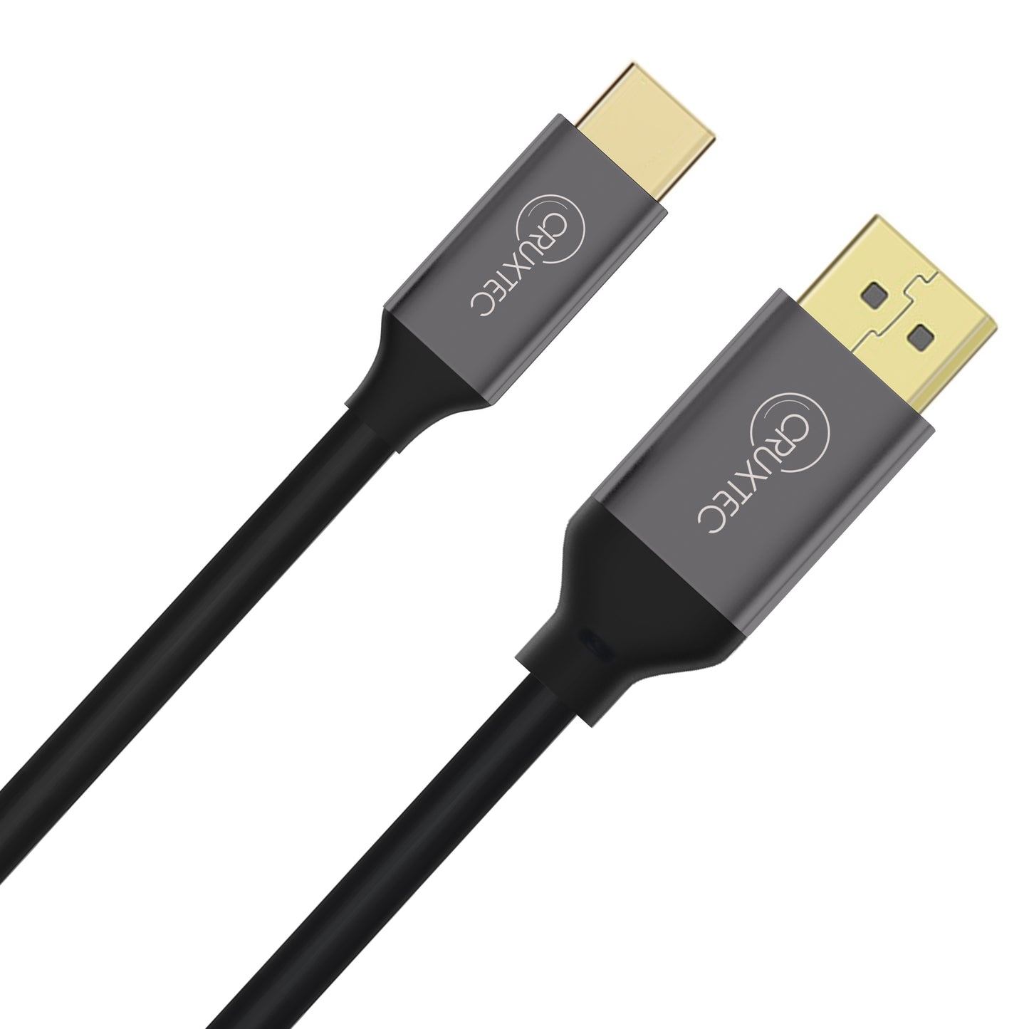 Cruxtec USB-C to Displayport Cable Black Support HDR 4K@60Hz