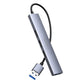 Cruxtec 4 Ports High Speed USB-A 3.0 Ultra-Slim HUB