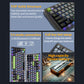 Darmoshark TOP87 Trio-mode Mechanical RGB gaming Keyboard With Top Mount structure Black Matcha Switch