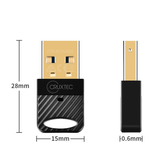 Cruxtec Bluetooth 6.0 USB Adapter