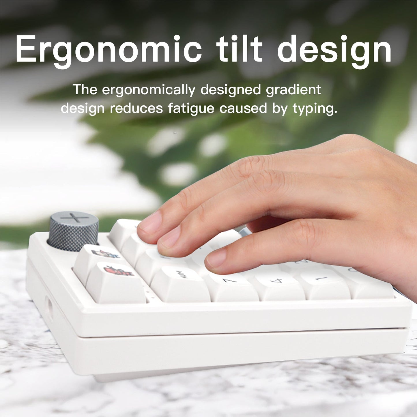 Darmoshark K3 Pro Trio-mode Mechanical numeric RGB Gaming Keypad White Huano Sky Switch