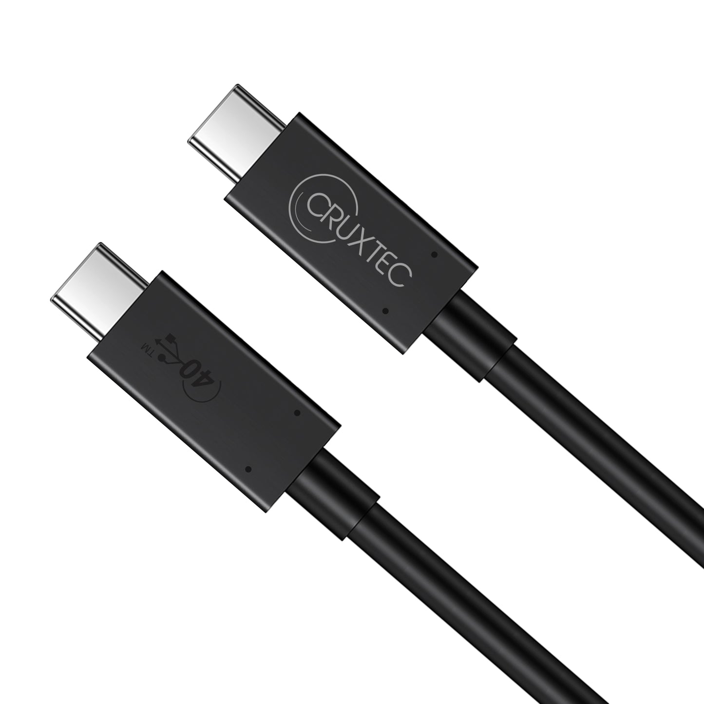 Cruxtec USB4 USB-C to USB-C Cable Full Feature for Syncing & Charging (240W, 40Gpbs, 8K@60Hz)