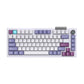 Darmoshark TOP75 Trio-mode Mechanical RGB gaming Keyboard With Top Mount structure & TFT display Black Silver Switch