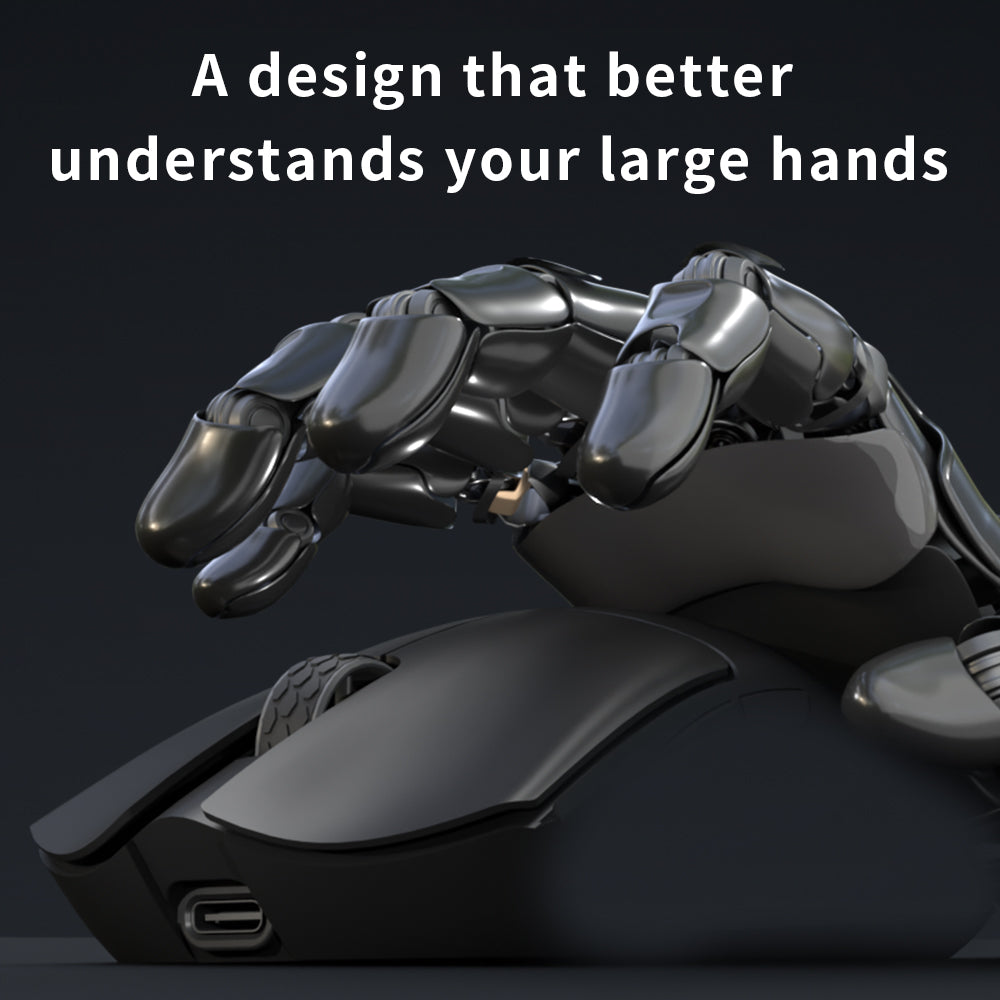 Darmoshark M3V2 KIRAN Trio-mode Light-weight 8K Polling rate Gaming Mouse White