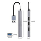Cruxtec 4 Ports High Speed USB-A 3.0 Ultra-Slim HUB