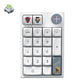 Darmoshark K3 Pro Trio-mode Mechanical numeric RGB Gaming Keypad White Huano Sky Switch