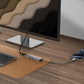 Cruxtec 4-in-1 USB-C Mini Dock with HDMI Output