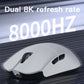 Darmoshark M3V2 KIRAN Trio-mode Light-weight 8K Polling rate Gaming Mouse Green