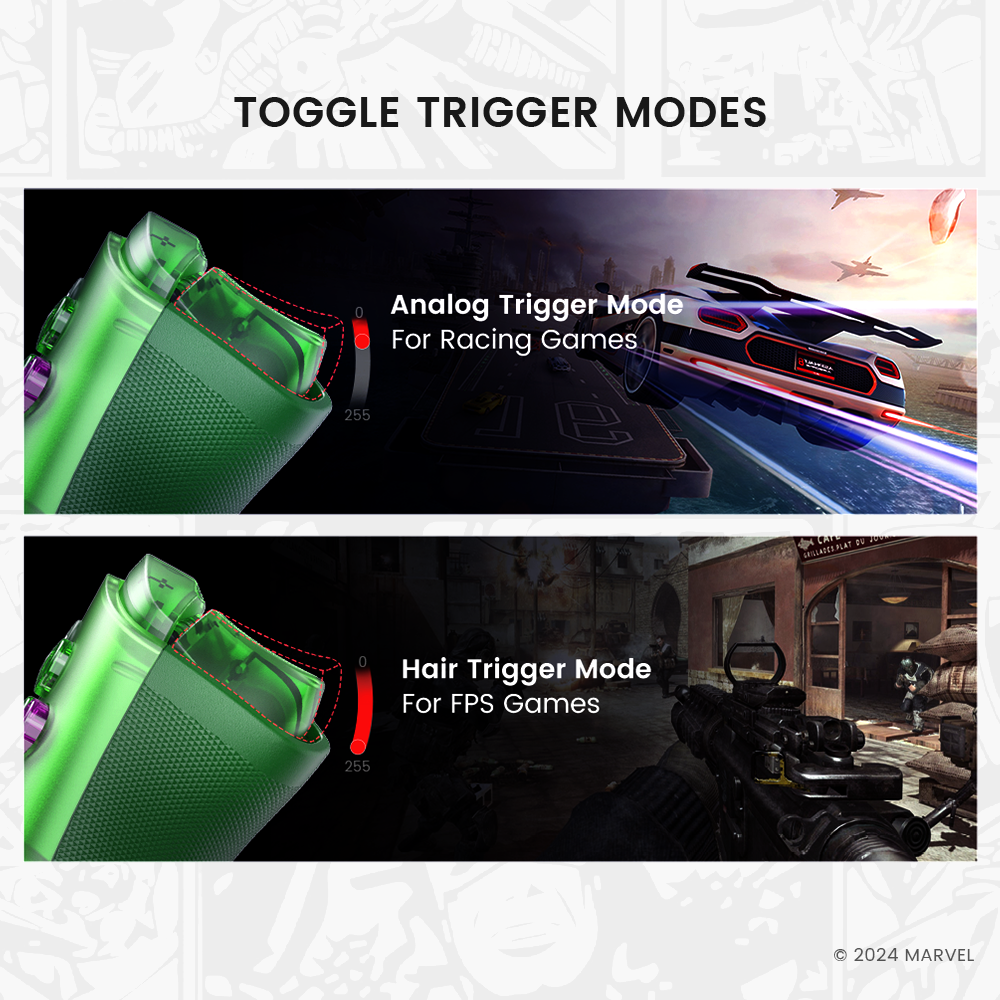 GameSir G8 Plus HULK Edition Bluetooth Mobile Controller