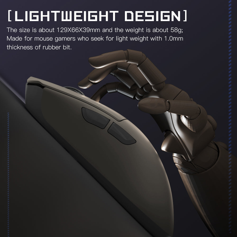 Darmoshark M3 KIRAN Trio-mode Light-weight Gaming Mouse Black