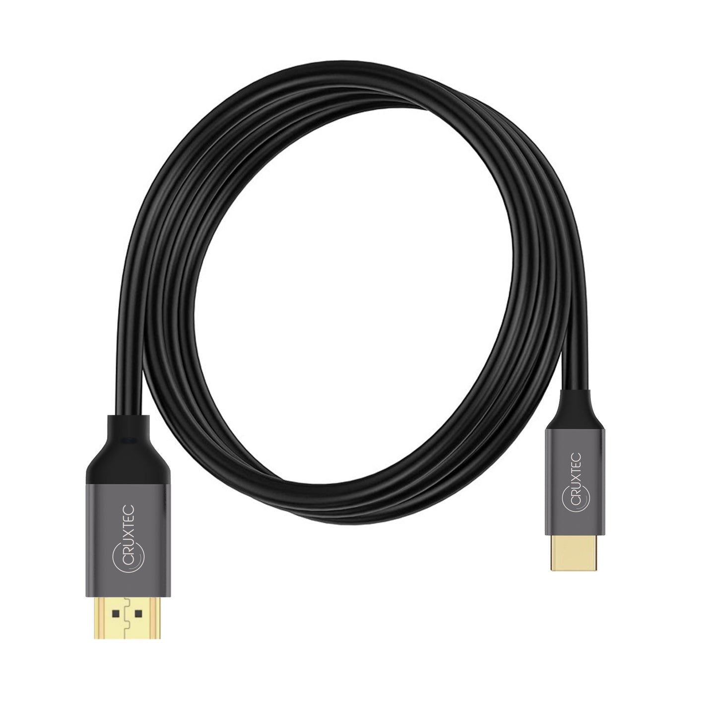 Cruxtec USB-C to HDMI Cable Black Support HDR 4K@60Hz