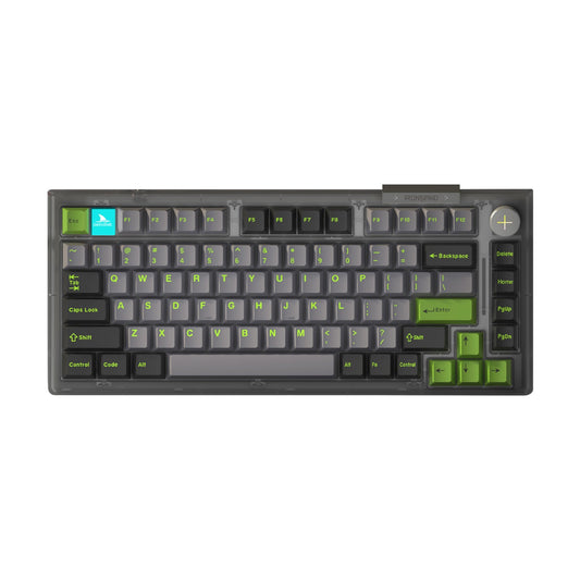 Darmoshark TOP75 Trio-mode Mechanical RGB gaming Keyboard With Top Mount structure & TFT display Black Silver Switch - product image 2