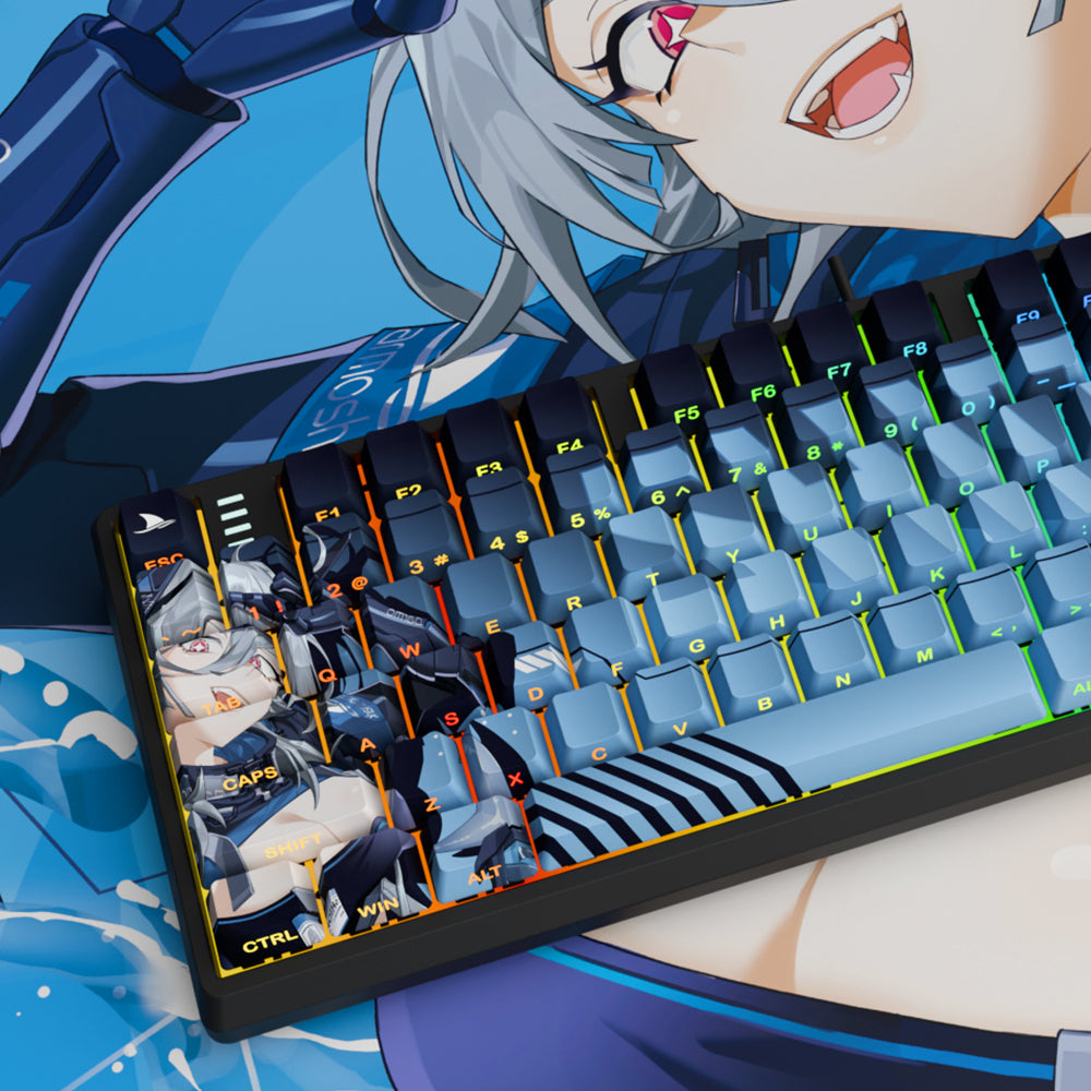 Darmoshark K7 MAX Wired Magnetic Switch RGB gaming Keyboard With ACRO gaming gear collaboration PBT keycaps Black Magnetic Switch