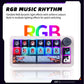 Darmoshark SK16 Trio-mode Mechanical QMK RGB Gaming Keypad White Huano Purple Switch