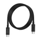 Cruxtec USB4 USB-C Full-Feature Coaxial Cable ( 240W, 80Gpbs, 8K@60Hz )