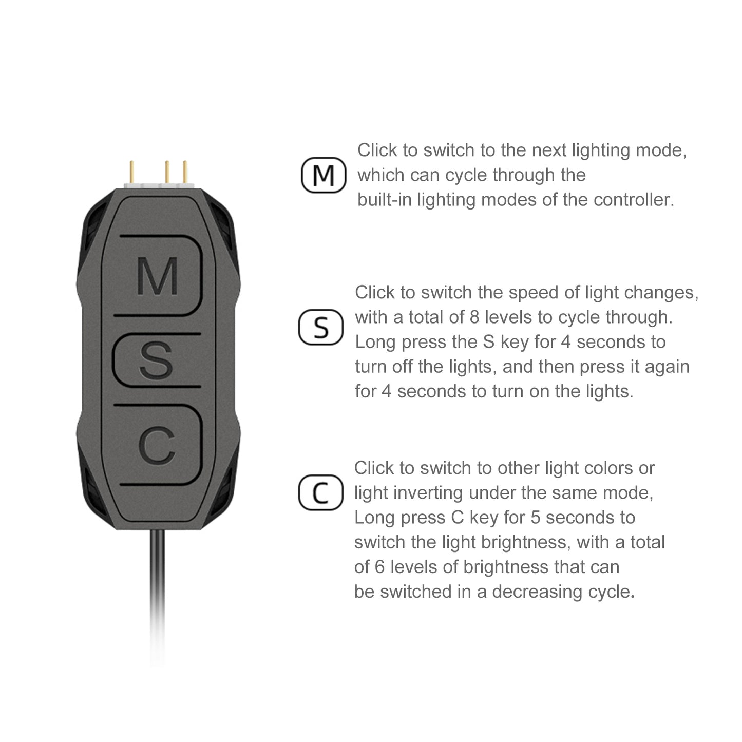 Cruxtec SK1 5V ARGB Controller with Remote