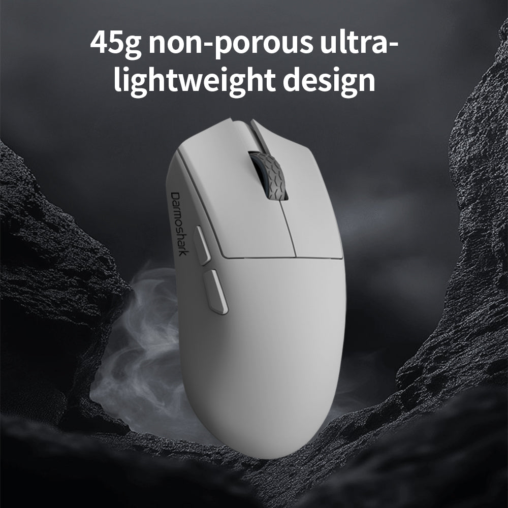 Darmoshark M3XS PRO ghostCat Trio-mode Light-weight 8K Polling rate Gaming Mouse Pink