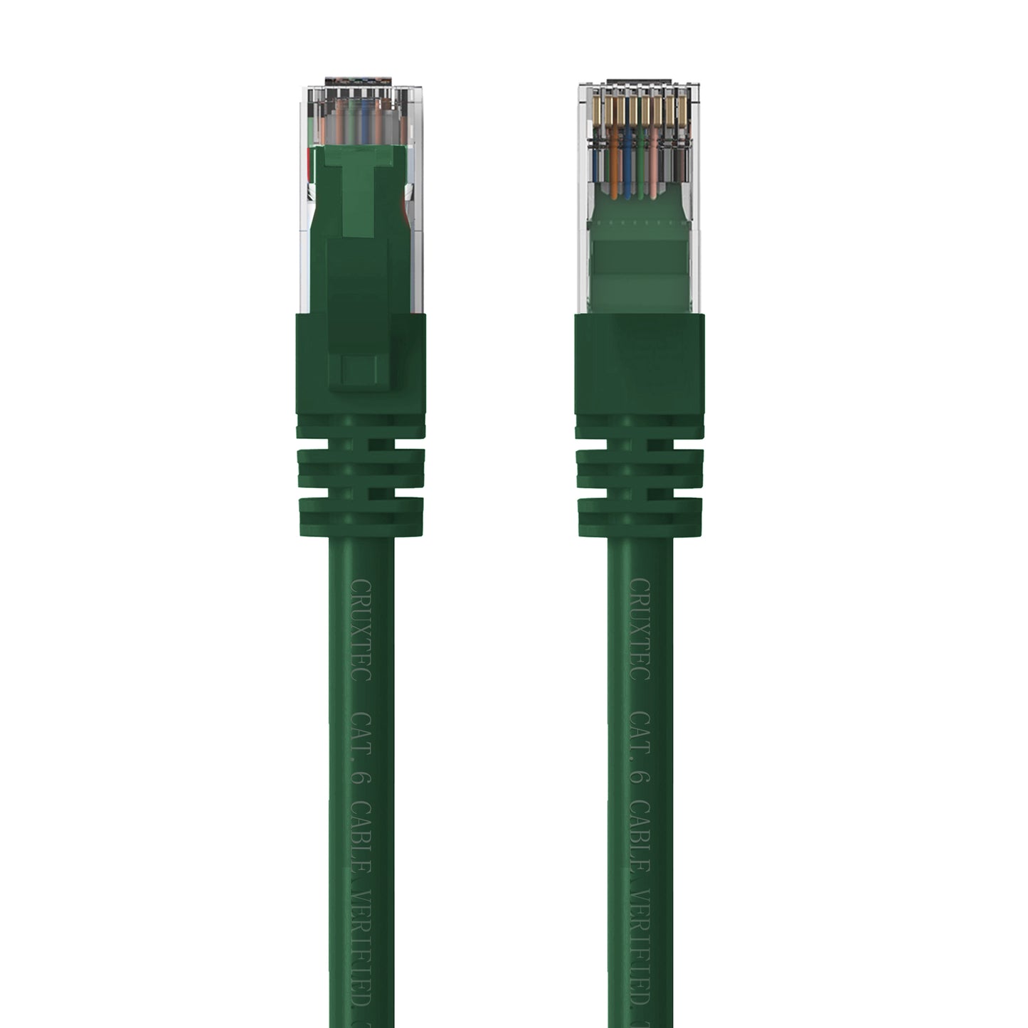 Cruxtec CAT6 UTP 10GbE Ethernet Cable Dark Green