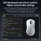 Darmoshark M3V2 KIRAN Trio-mode Light-weight 8K Polling rate Gaming Mouse White