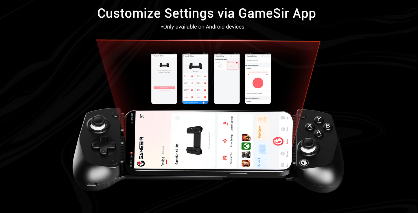 Gamesir X5 Lite Lightweight Wired Mobile Game Controller