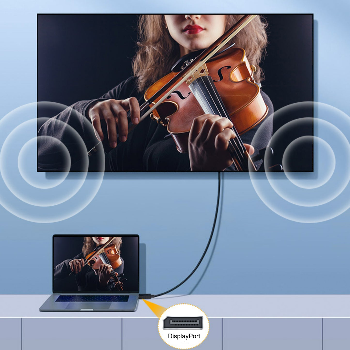 Cruxtec Displayport 1.2 to HDMI 1.4 Cable 1080p@60Hz