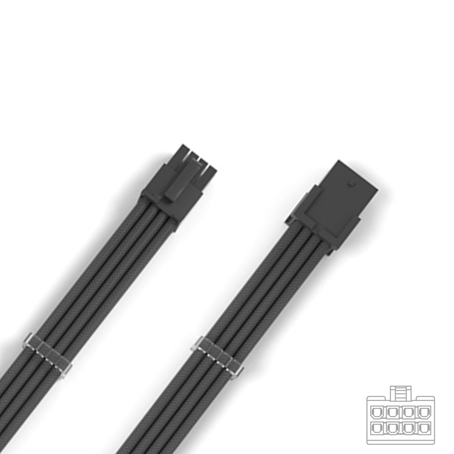 Cruxtec EPS 8Pin Female to 8Pin Male Cable 30cm
