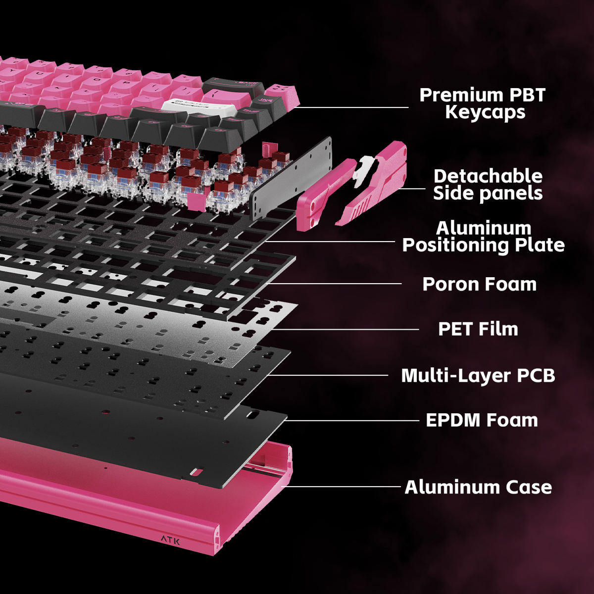 ATK RS6 Aluminum Hall Effect Keyboard