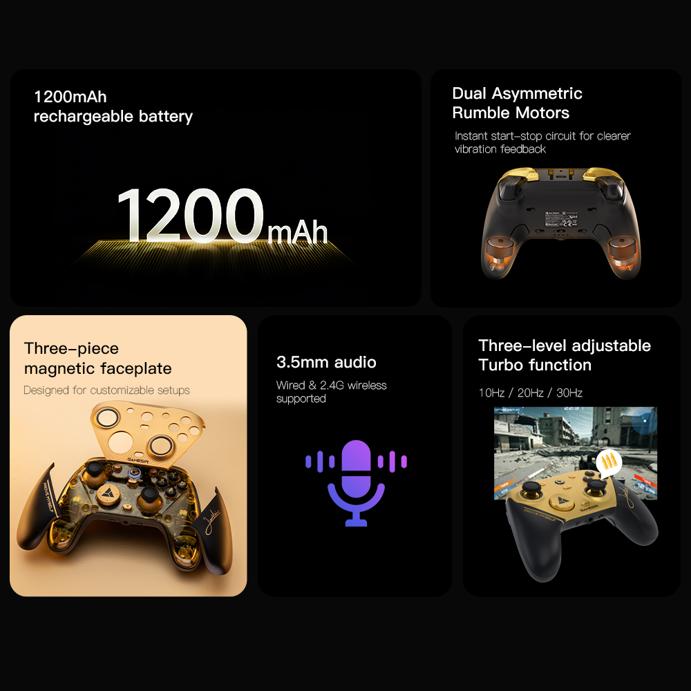 GameSir G7 Pro 8K Wireless Esports Controller for PC Champion (Xiaohai) Edition