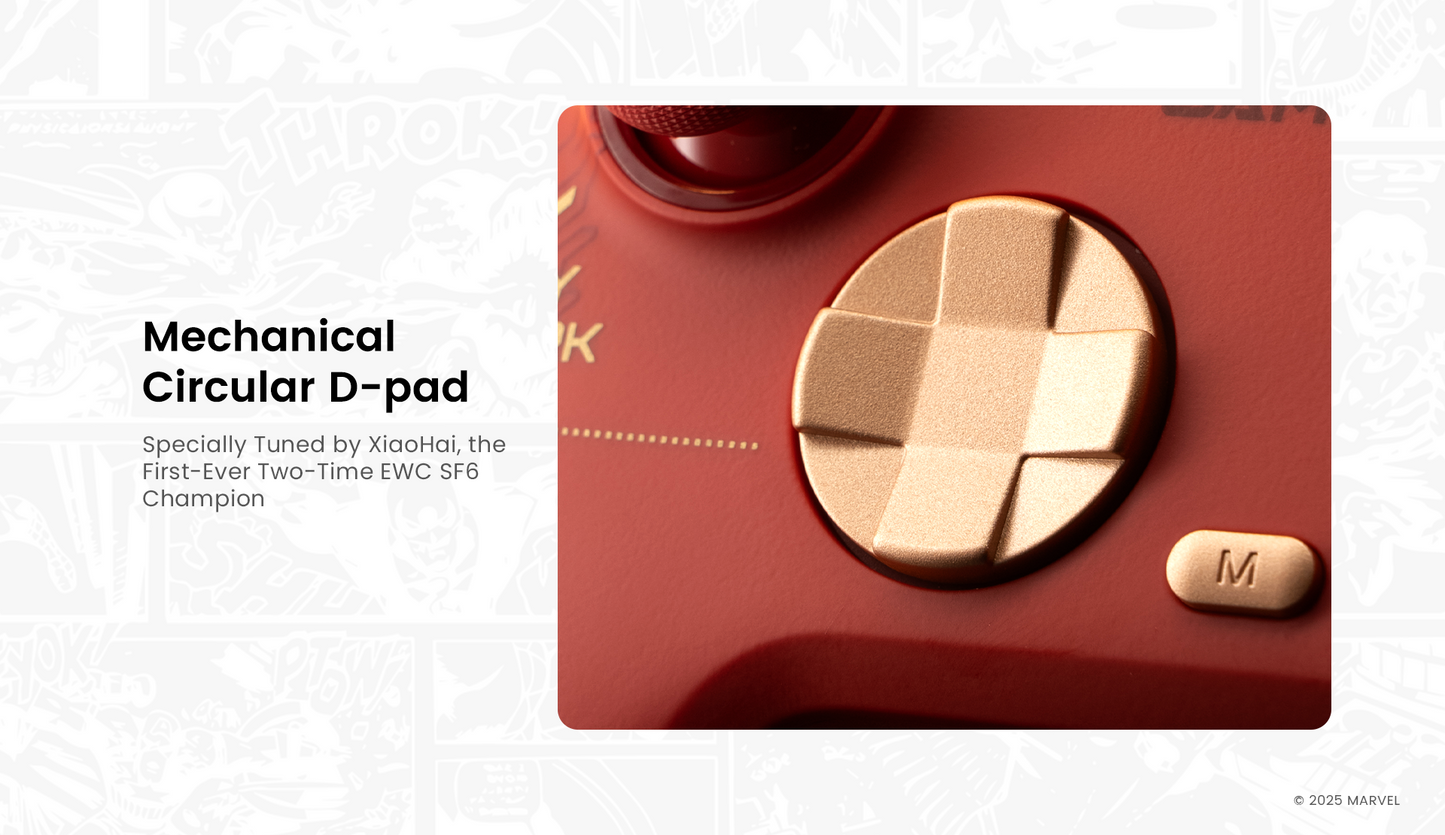 GameSir Nova 2 Lite Multiplatform Wireless Game Controller Iron Man Edition