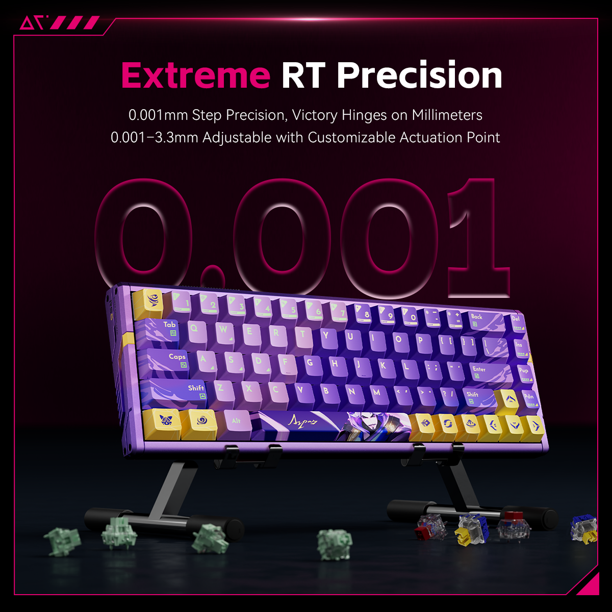 ATK RS6 Aluminum Hall Effect Keyboard