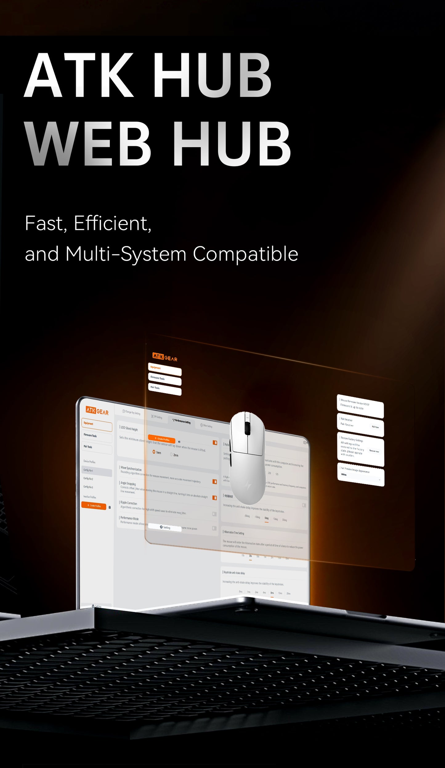 ATK Dragonfly A9 Series Lightweight Wireless Mouse