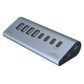 Cruxtec USB 3.2 Gen 2 7-Port Hub with PD 60W Output (Space Grey) AC3-4U3C1P-SG image 1