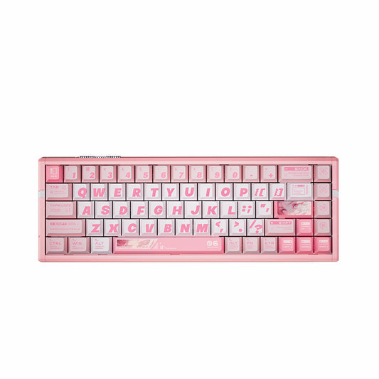 ATK RS6 Ultra Aluminum Wired Magnetic Hall Effect Keyboard TTC RGB Magneto Switch Rosy Fairy