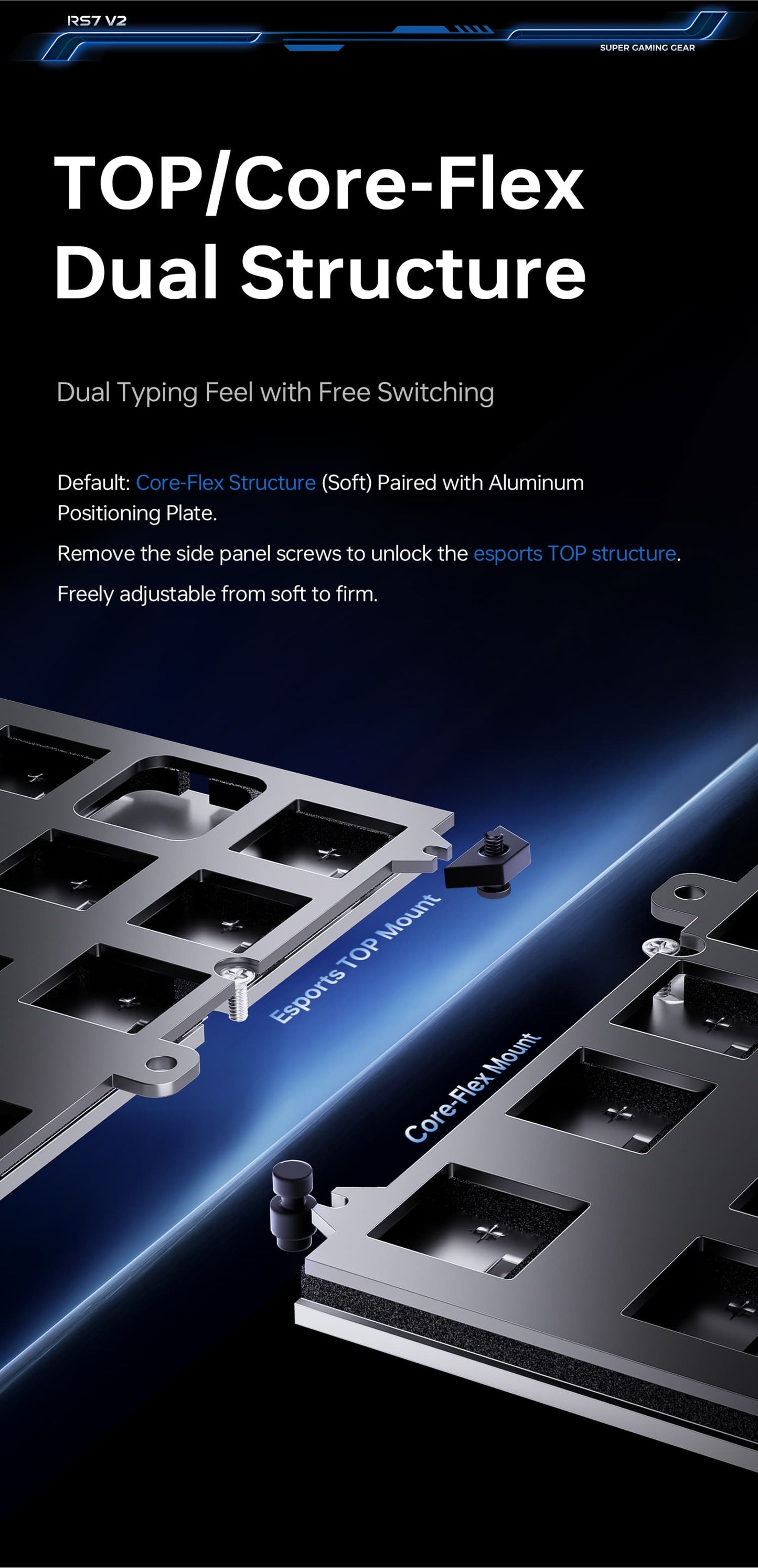 ATK RS7 V2 Aluminum Hall Effect Keyboard