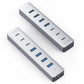 Cruxtec USB 3.1 Gen 1 7-Port Hub 5Gbps (Space Grey) AU3-4U3C-SG image 2