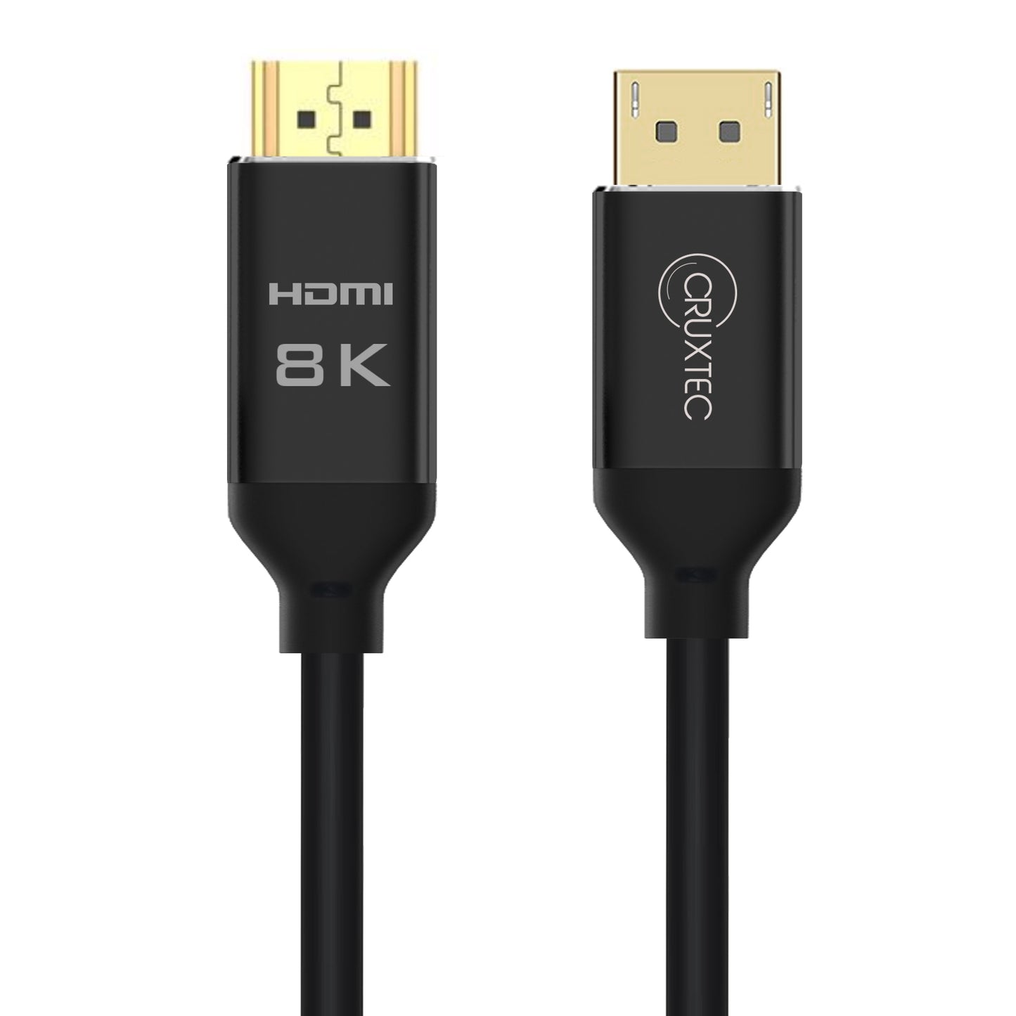Cruxtec Displayport 1.4 to HDMI 8K Cable 8K@60Hz 4K@120Hz