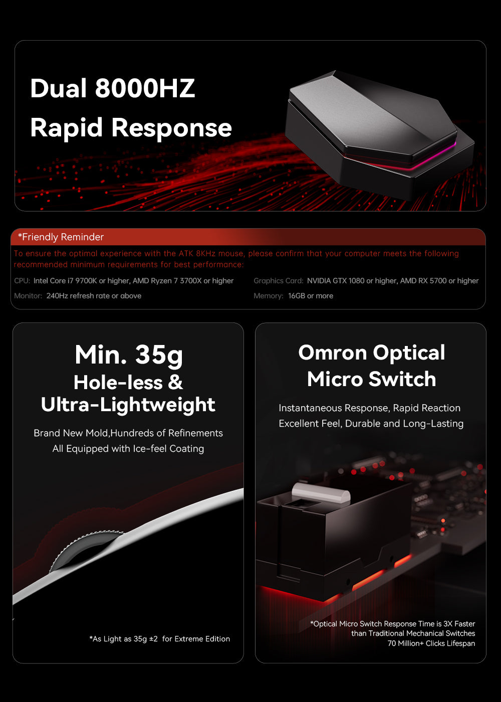 ATK Blazing Sky F1 Series Wireless Mouse