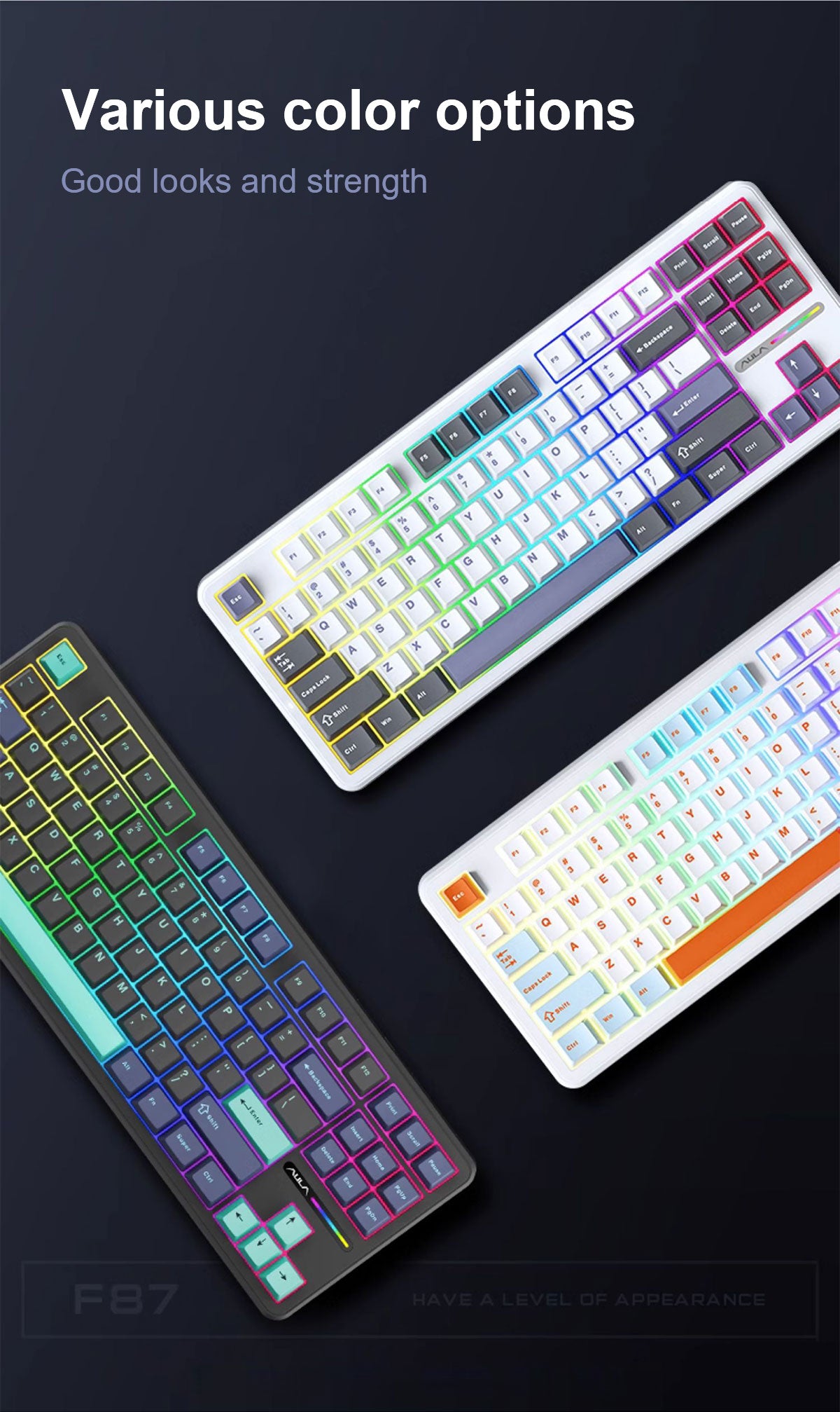 AULA F87 Gasket Mechanical Keyboard