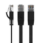 Cruxtec CAT6 UTP Flat Ethernet Cable Black