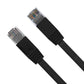 Cruxtec CAT6 UTP Flat Ethernet Cable Black