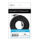 Cruxtec CAT6 UTP Flat Ethernet Cable Black